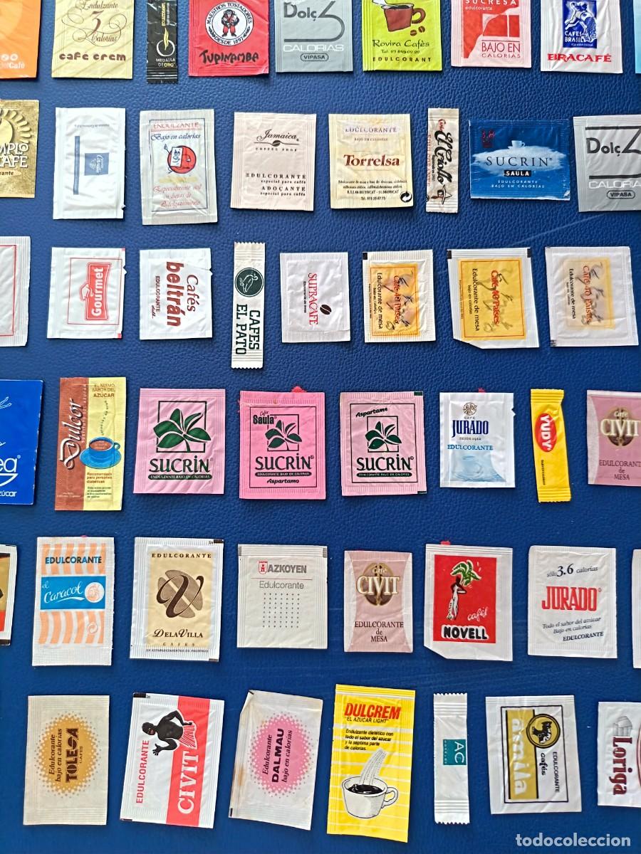 Sobres de az&uacute;car de colecci&oacute;n: 60 Sobres de sacarinas. Espa&ntilde;olas. Variadas. - Foto 6