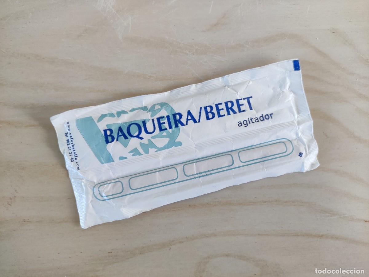 Collection sugar packets: SOBRE AZUCAR LLENO CON AGITADOR - BAQUEIRA/BERET LLEIDA / CAFES TARRAZU - CAFES BATALLA