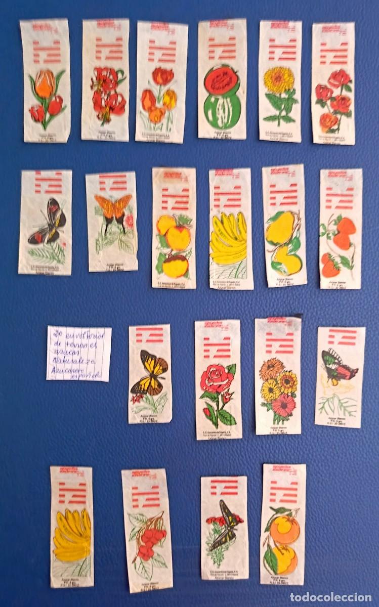Sobres de az&uacute;car de colecci&oacute;n: 20 Envoltorios de azucarillos. Naturaleza. Azucarera Espa&ntilde;ola.