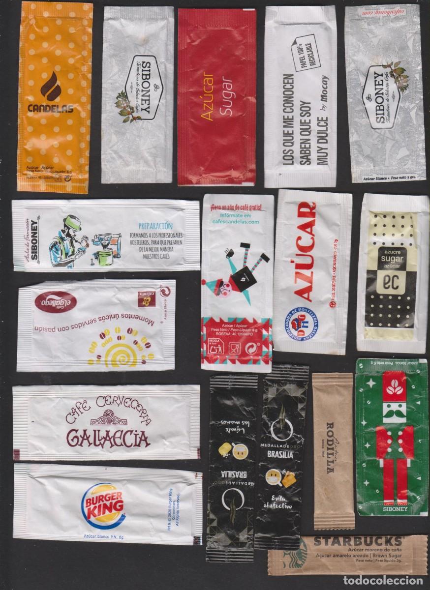Sobres de az&uacute;car de colecci&oacute;n: 17 sobres de az&uacute;car LOTE 1 sugar sucre zucchero zucker SOY.YO