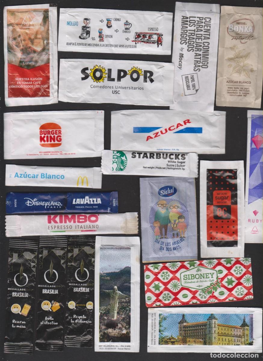 Sobres de az&uacute;car de colecci&oacute;n: 20 sobres de az&uacute;car LOTE 2 sugar sucre zucchero zucker SOY.YO