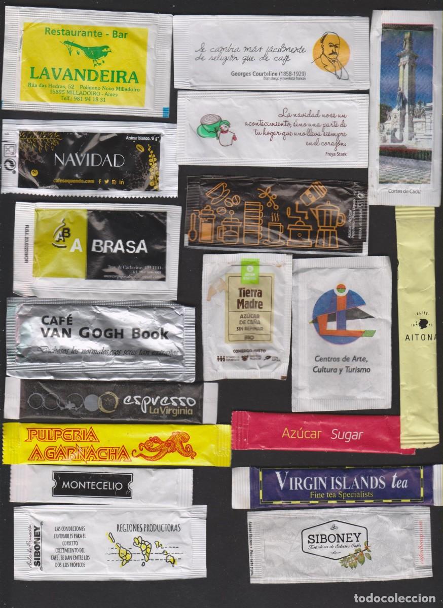 Sobres de az&uacute;car de colecci&oacute;n: 18 sobres de az&uacute;car LOTE 4 sugar sucre zucchero zucker SOY.YO