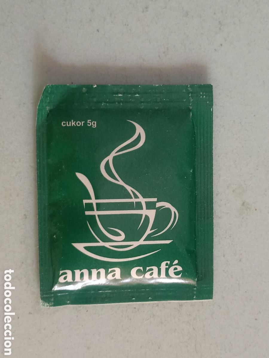 Sobres de az&uacute;car de colecci&oacute;n: 1 Azucarillo lleno - anna caf&eacute; Budapest - Pedido m&iacute;nimo 3 &euro;
