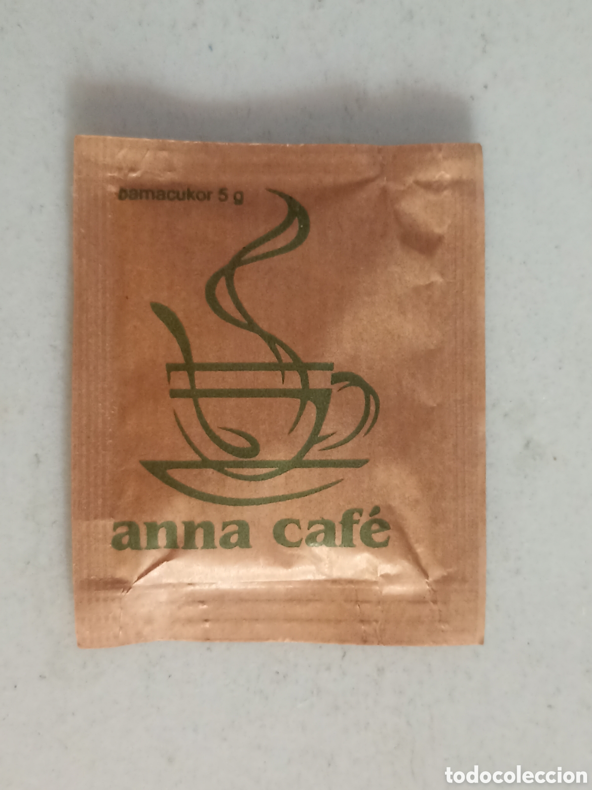 Sobres de az&uacute;car de colecci&oacute;n: 1 Azucarillo lleno - anna caf&eacute; Budapest - Pedido m&iacute;nimo 3 &euro;