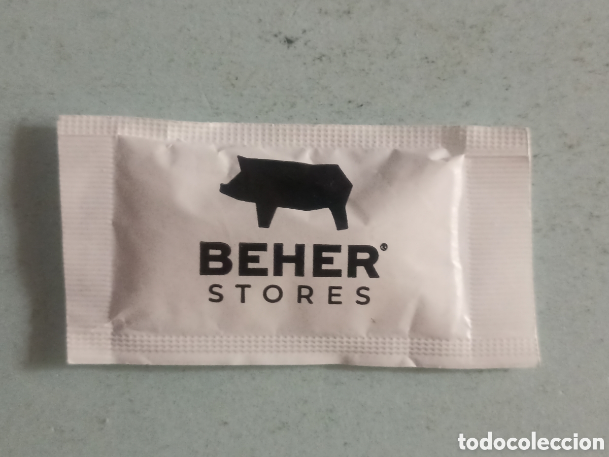 Sobres de az&uacute;car de colecci&oacute;n: 1 Azucarillo lleno - Beher Stores Lavazza - Pedido m&iacute;nimo 3 &euro;