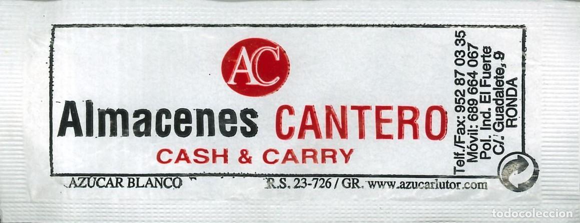 Sobres de az&uacute;car de colecci&oacute;n: SOBRE DE AZUCAR - VACIO - ALARGADO - VARIOS - 041 - ALMACENES CANTERO - CASH & CARRY