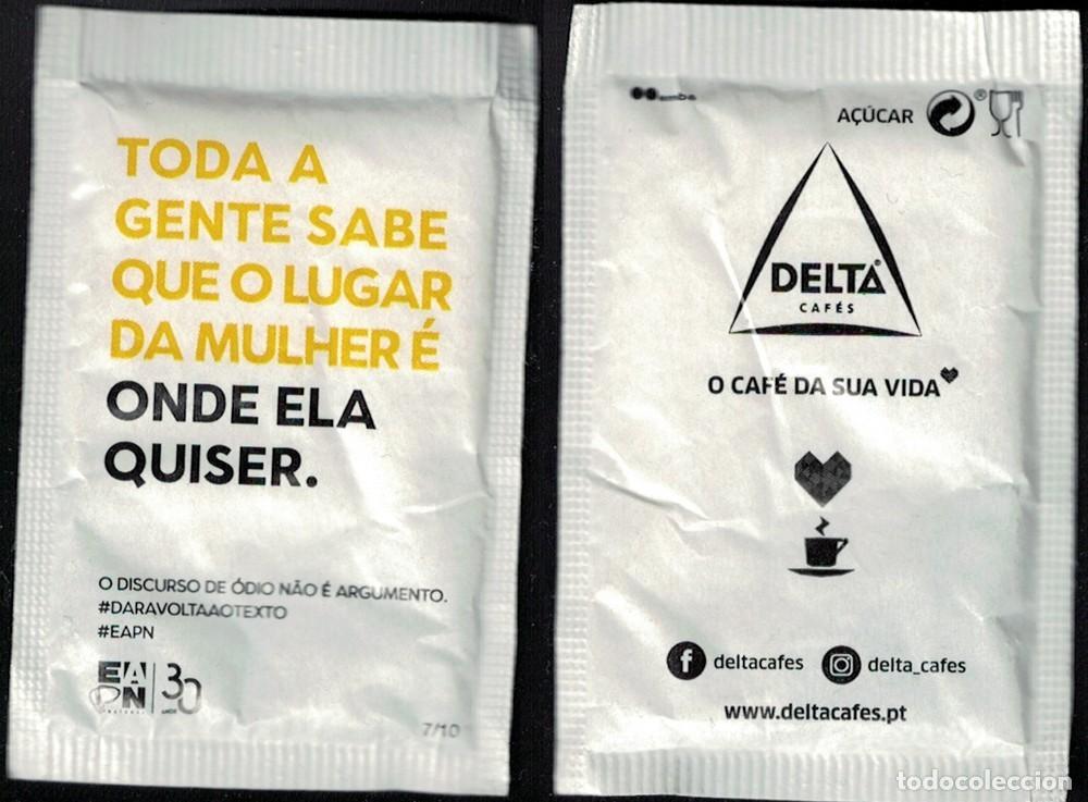 Sobres de az&uacute;car de colecci&oacute;n: Portugal Sachet Sucre Sugar Tout le monde sait que la place de la femme est l&agrave; o&ugrave; elle veut &ecirc;tre