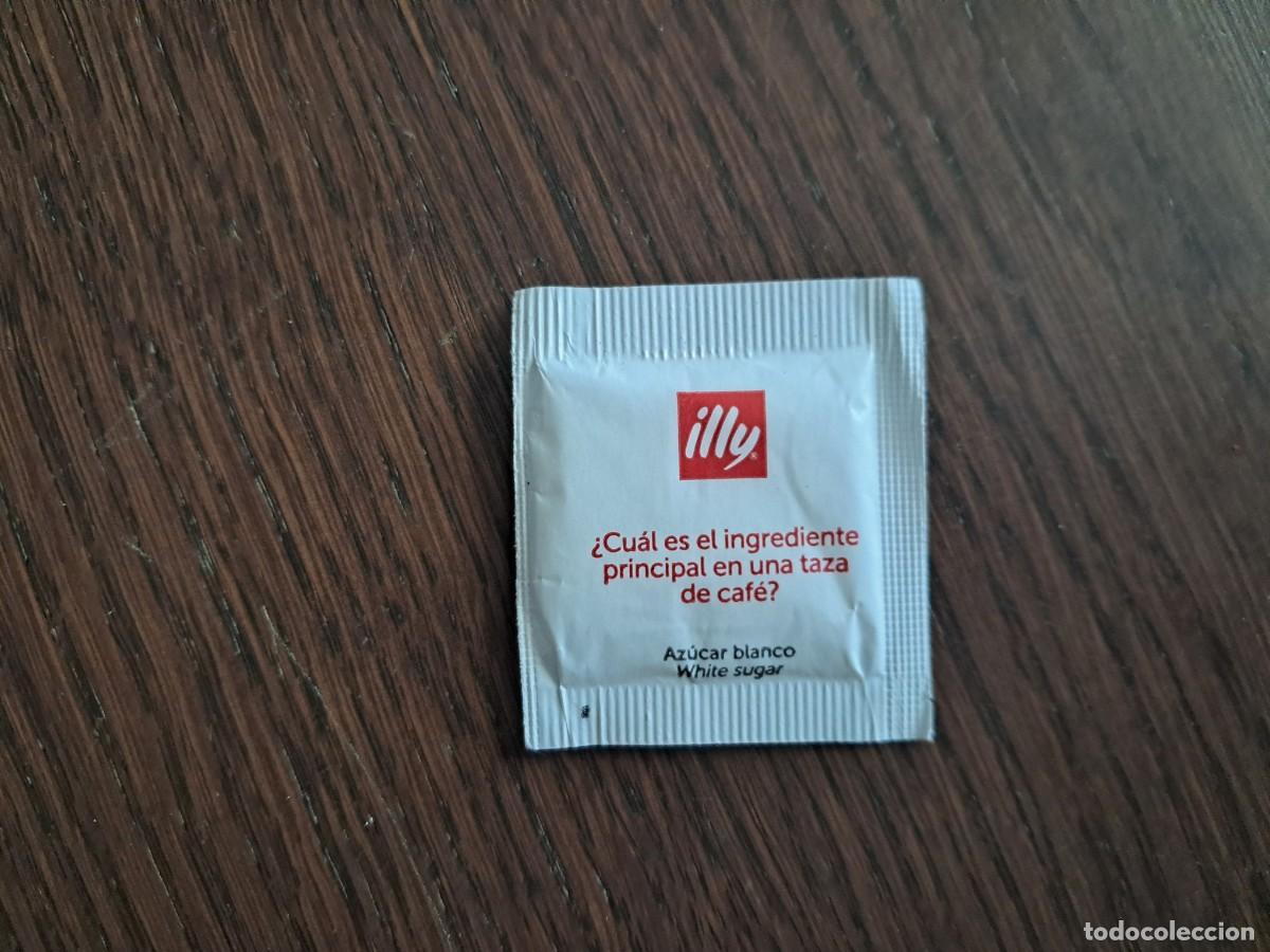Sobres de az&uacute;car de colecci&oacute;n: sobre de az&uacute;car vac&iacute;o publicitario, Illy caf&eacute;.&iquest;cual es el ingrediente principal de una taza de caf&eacute;?