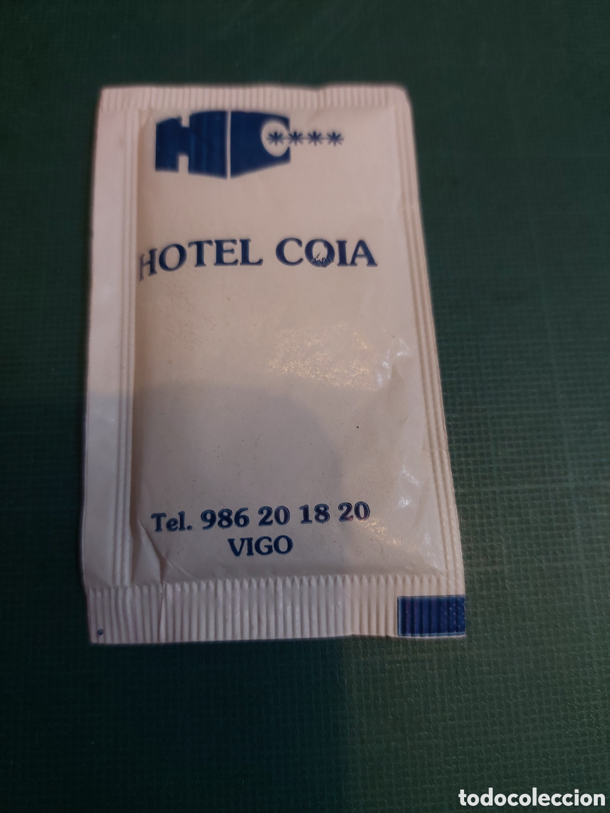 Sobres de az&uacute;car de colecci&oacute;n: VIGO Pontevedra Galicia HOTEL COIA