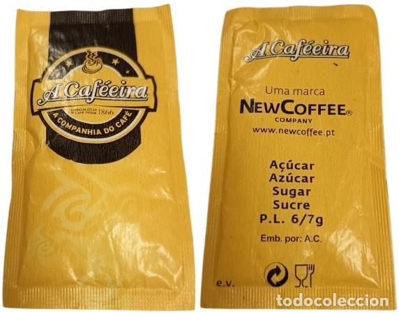 Sobres de az&uacute;car de colecci&oacute;n: Portugal Sachet Sucre Sugar A Caf&eacute;eira New Coffee Company RP813