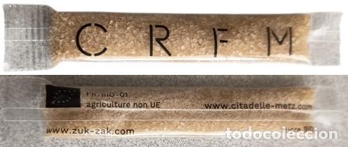 Sobres de az&uacute;car de colecci&oacute;n: Francia Sachet Sucre Sugar B&ucirc;chette CRFM La R&eacute;serve La Citadelle Metz RP822