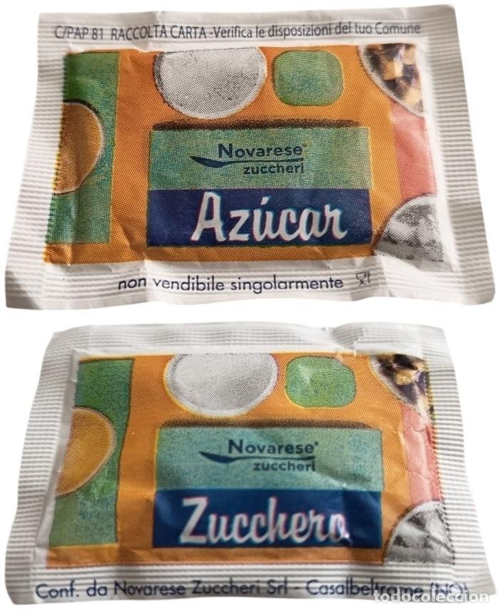 Sobres de az&uacute;car de colecci&oacute;n: Italia Sachet Sucre Sugar Novarese Zuccheri RP824