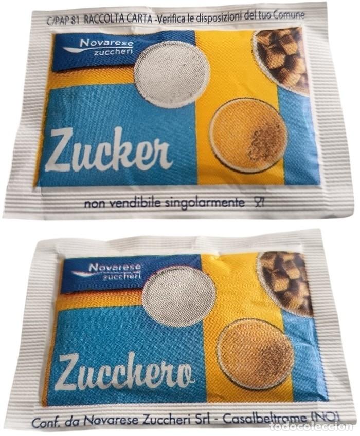Sobres de az&uacute;car de colecci&oacute;n: Italia Sachet Sucre Sugar Novarese Zuccheri RP825