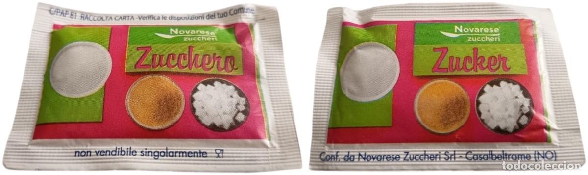 Sobres de az&uacute;car de colecci&oacute;n: Italia Sachet Sucre Sugar Novarese Zuccheri RP828