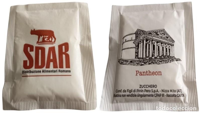Sobres de az&uacute;car de colecci&oacute;n: Italia Sachet Sucre Sugar SDAR Pantheon Panth&eacute;on RP826