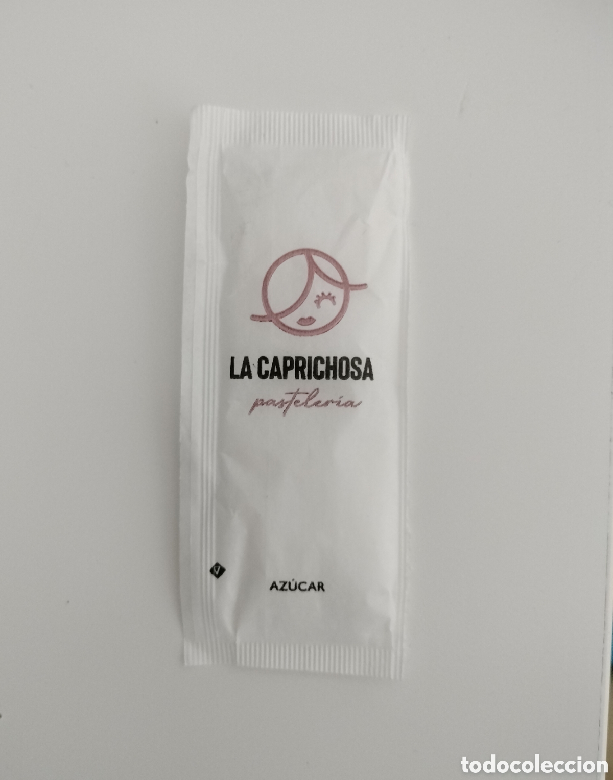 Sobres de az&uacute;car de colecci&oacute;n: SOBRE DE AZ&Uacute;CAR PASTELER&Iacute;A CAFETER&Iacute;A LA CAPRICHOSA MURCIA