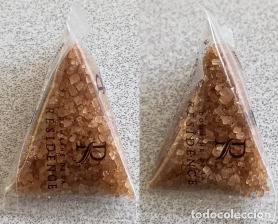 Pacotes de A&ccedil;&uacute;car de cole&ccedil;&atilde;o: Francia Sachet Sucre Triangulaire Sugar Domaine de la R&eacute;sidence 57 Moulins les Metz RP834