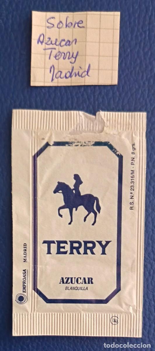 Sobres de az&uacute;car de colecci&oacute;n: Sobres de azucar. 1 Sobre de azucar. Terry. Madrid.