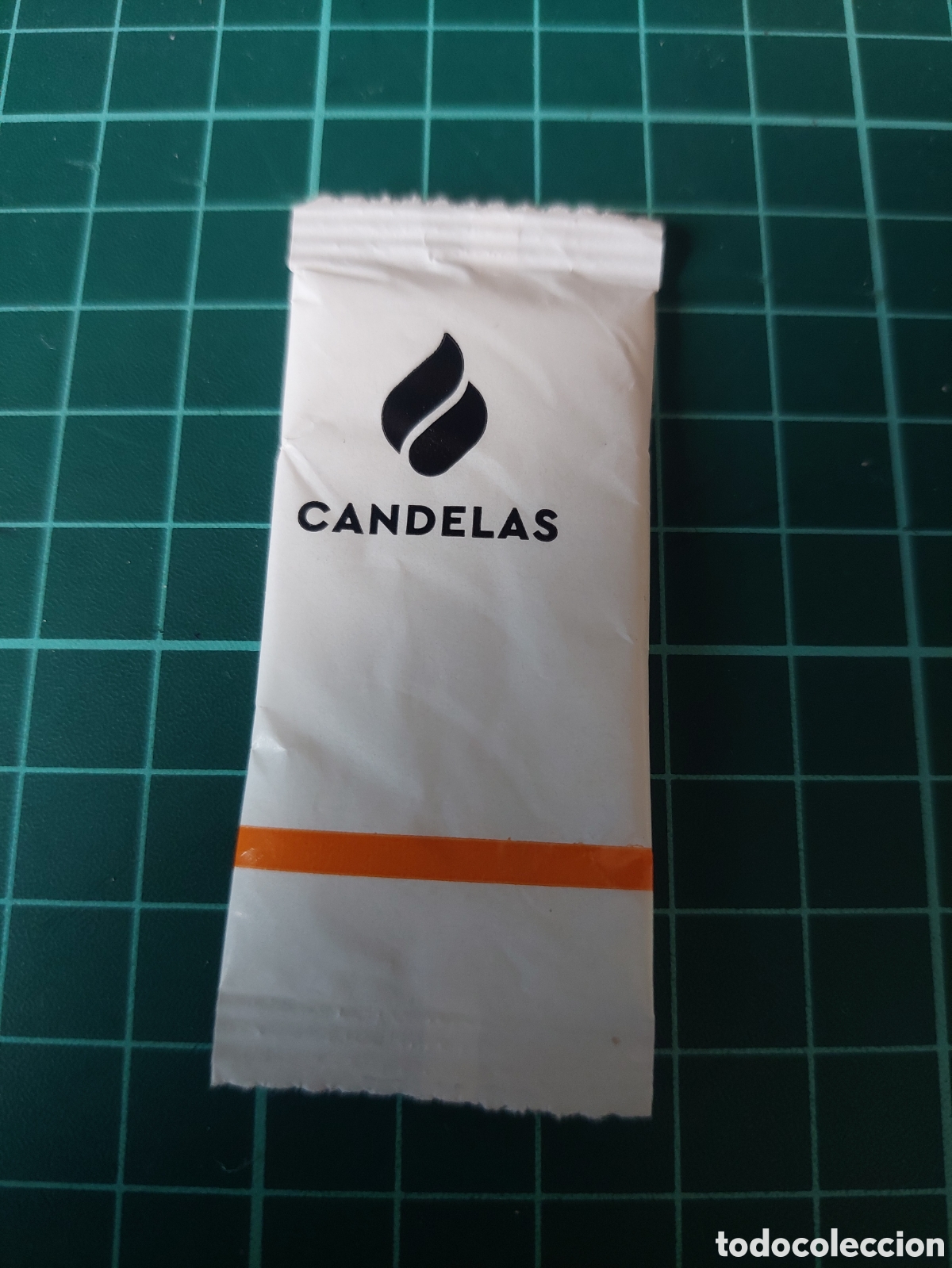 Sobres de az&uacute;car de colecci&oacute;n: AZ&Uacute;CARES CAF&Eacute;S CANDELAS LLENO
