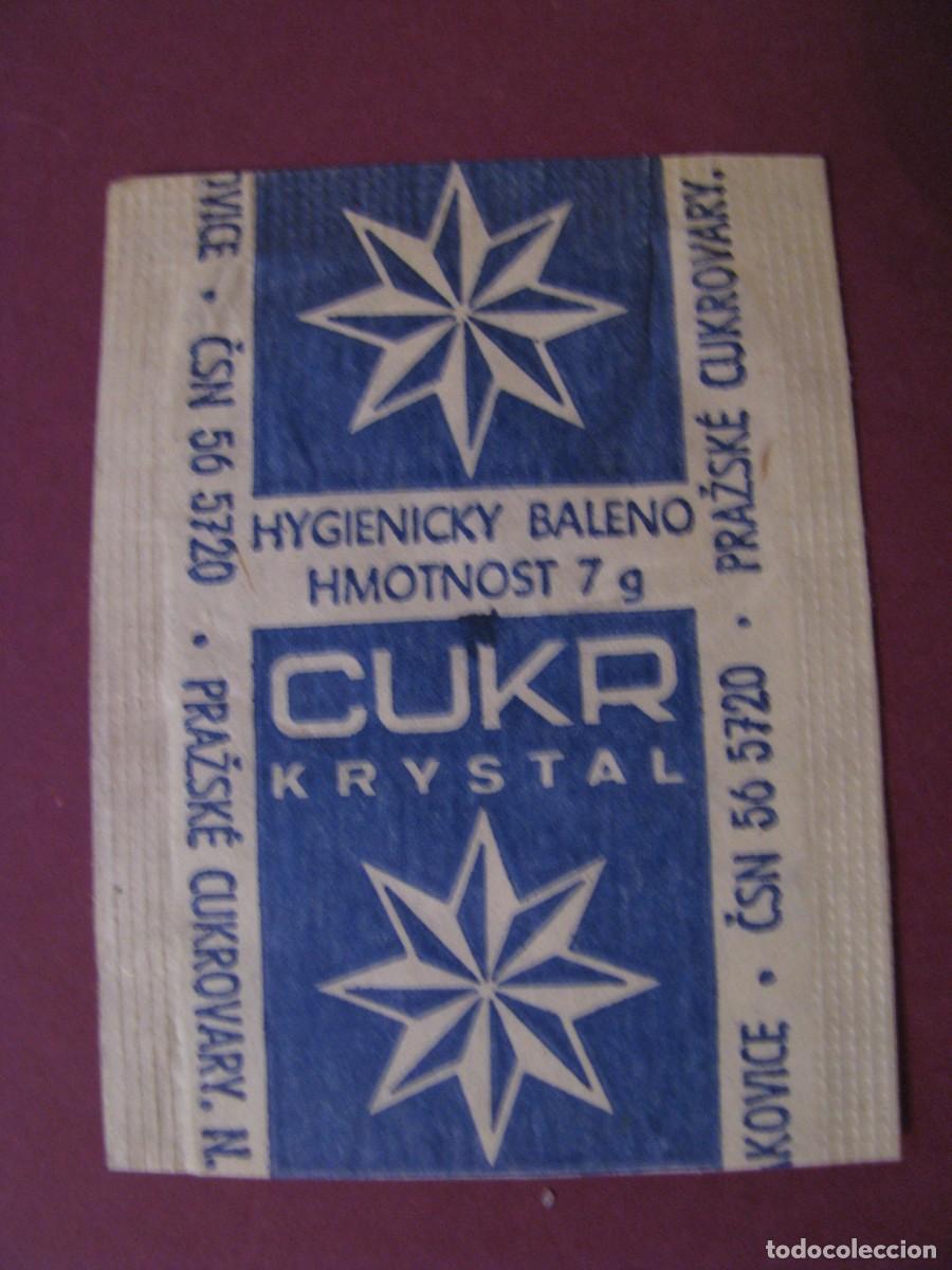 Sobres de az&uacute;car de colecci&oacute;n: SOBRE DE AZUCAR. ABIERTA, USADA. CHECOSLOVAQUIA, PRAGA