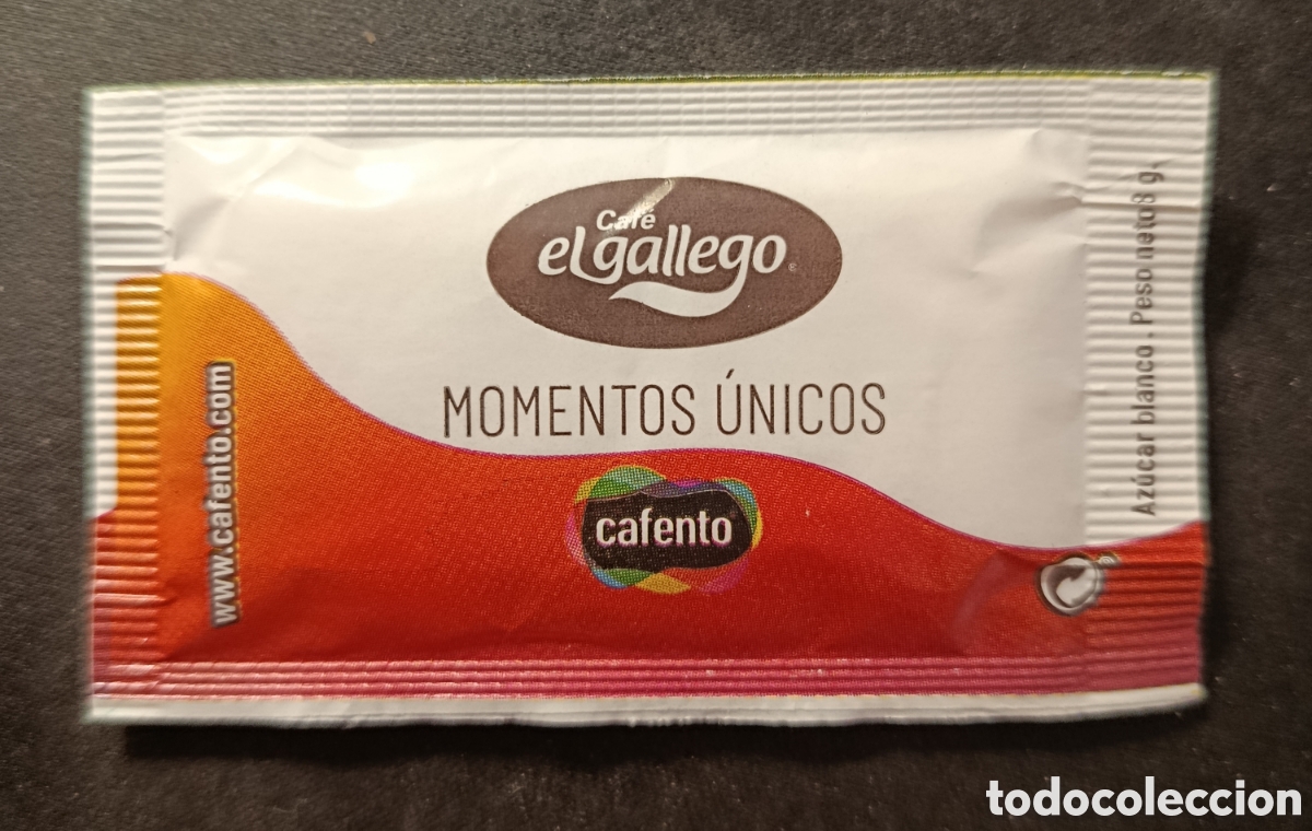 Sobres de az&uacute;car de colecci&oacute;n: SOBRE DE AZ&Uacute;CAR CAFENTO / LLENO