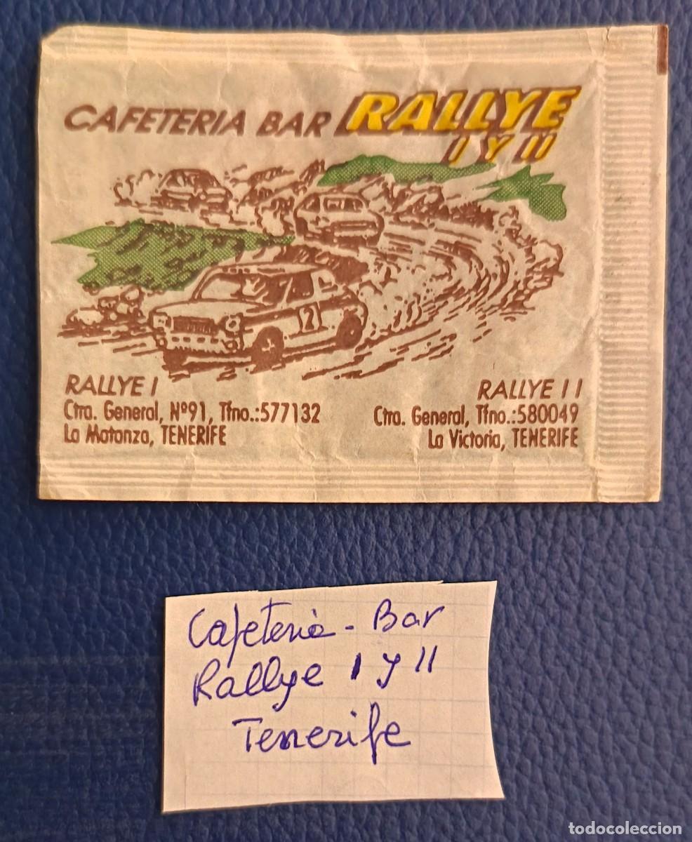 Collection sugar packets: Sobres de azucar. Sobre de azucar Cafeteria - Bar Rallye I y II. Tenerife.