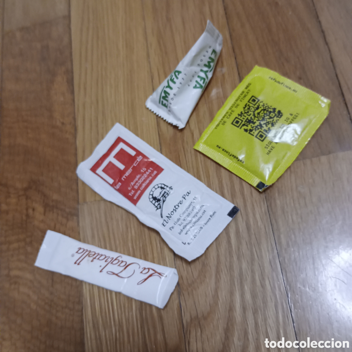 Sobres de az&uacute;car de colecci&oacute;n: 75 azucarilllos + envoltorios - Foto 4
