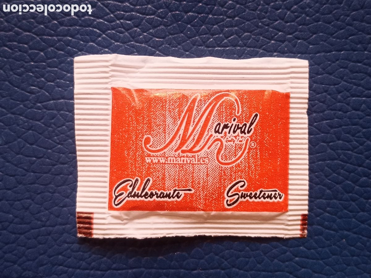 Sobres de az&uacute;car de colecci&oacute;n: 1 sobre edulcorante lleno - Marival - Pedido m&iacute;nimo 3 &euro;