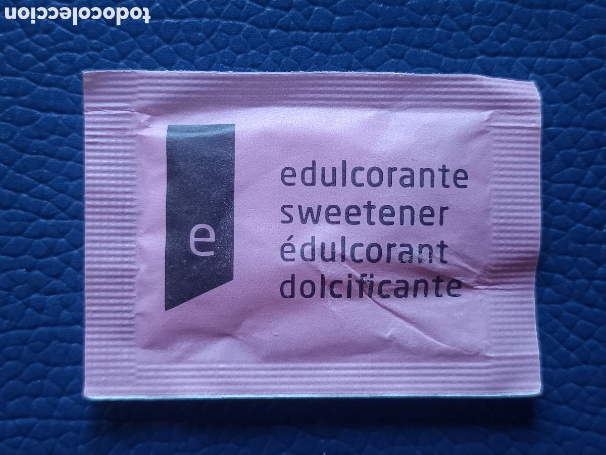 Sobres de az&uacute;car de colecci&oacute;n: 1 sobre edulcorante lleno - sin marca - Pedido m&iacute;nimo 3 &euro;