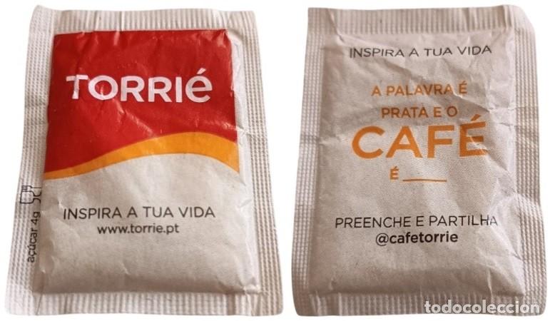 Sobres de az&uacute;car de colecci&oacute;n: Portugal Sachet Sucre Sugar Torri&eacute; Inspira a tua vida compl&egrave;te et partage RP849