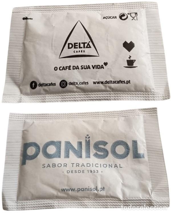 Sobres de az&uacute;car de colecci&oacute;n: Portugal Sachet Sucre Sugar Delta Panisol Sabor Tradicional RP851