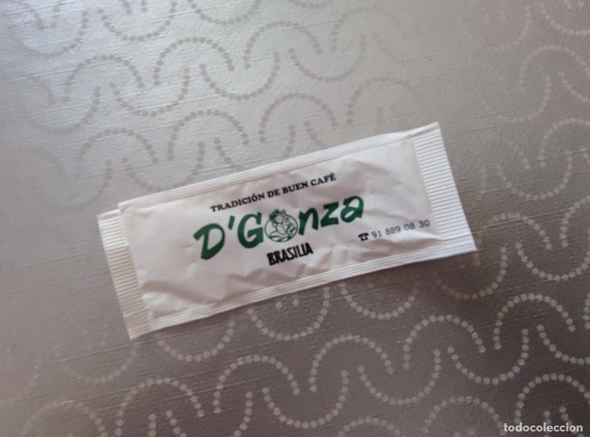 Sobres de az&uacute;car de colecci&oacute;n: SOBRE AZUCAR VACIO - CAFE D'GONZA BRASILIA 23.02036/SG