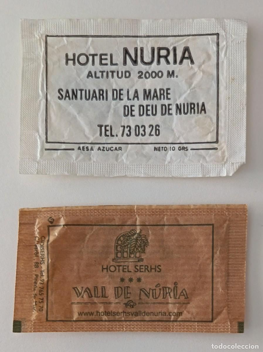 Sobres de az&uacute;car de colecci&oacute;n: Sobres de azucar. 2 Sobres de azucar. Vall de Nuria. Girona.