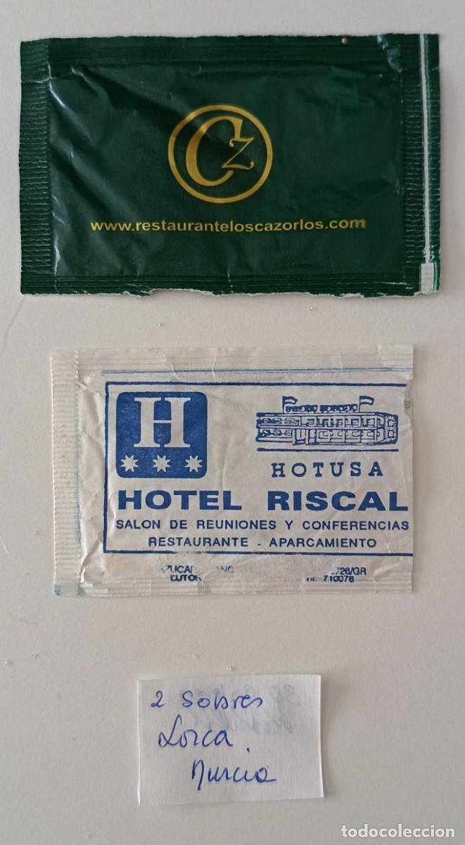 Sobres de az&uacute;car de colecci&oacute;n: Sobres de azucar. 2 Sobres de azucar. Lorca. Murcia. - Foto 4