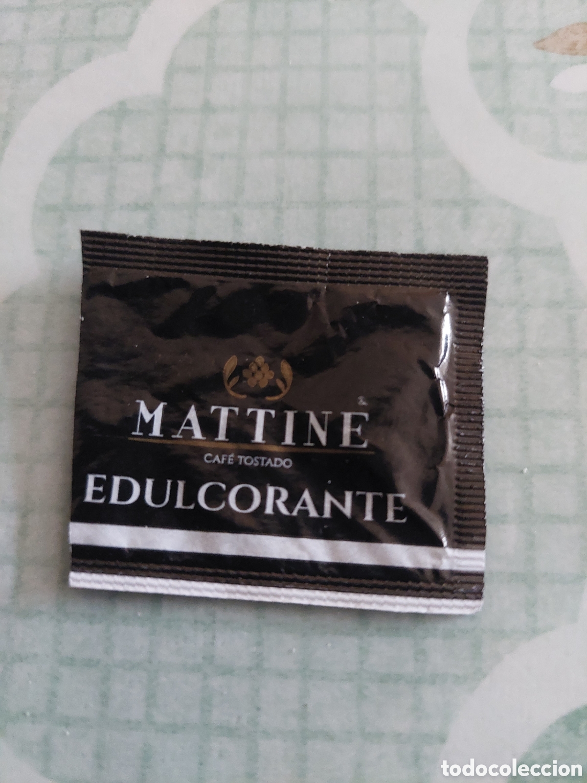 Sobres de az&uacute;car de colecci&oacute;n: EMBOLTORIO ENDULZANTE SACARINA MATTINI
