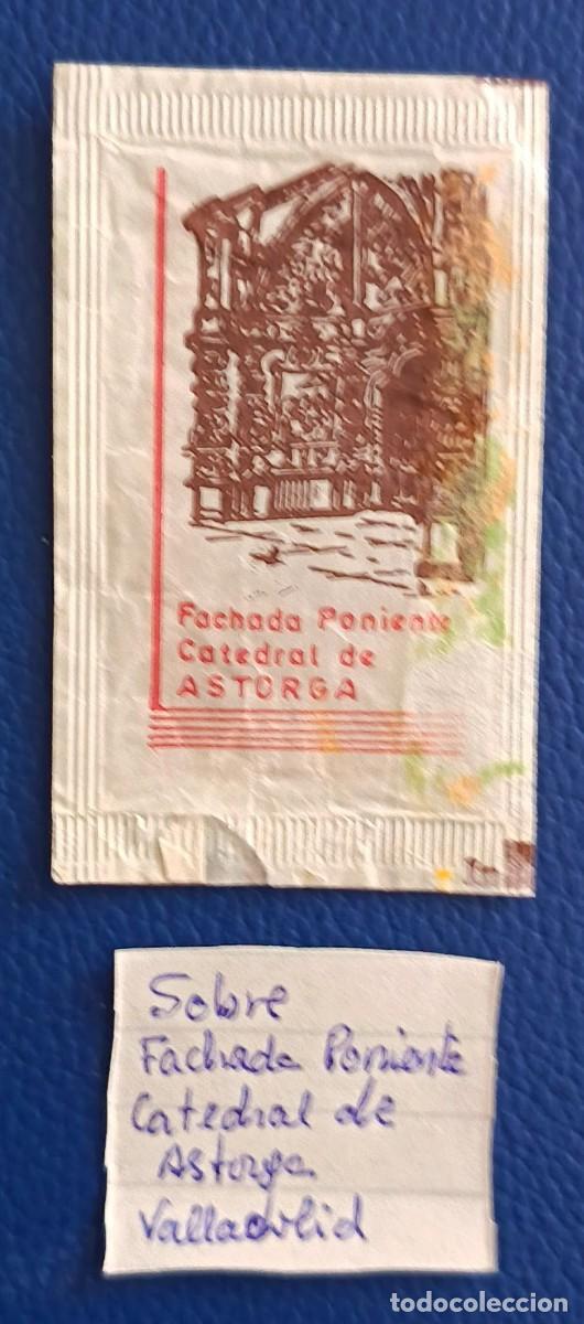 Sobres de az&uacute;car de colecci&oacute;n: Sobres de azucar. Sobre de azucar de Fachada Poniente. Catedral Astorga. Valladolid.