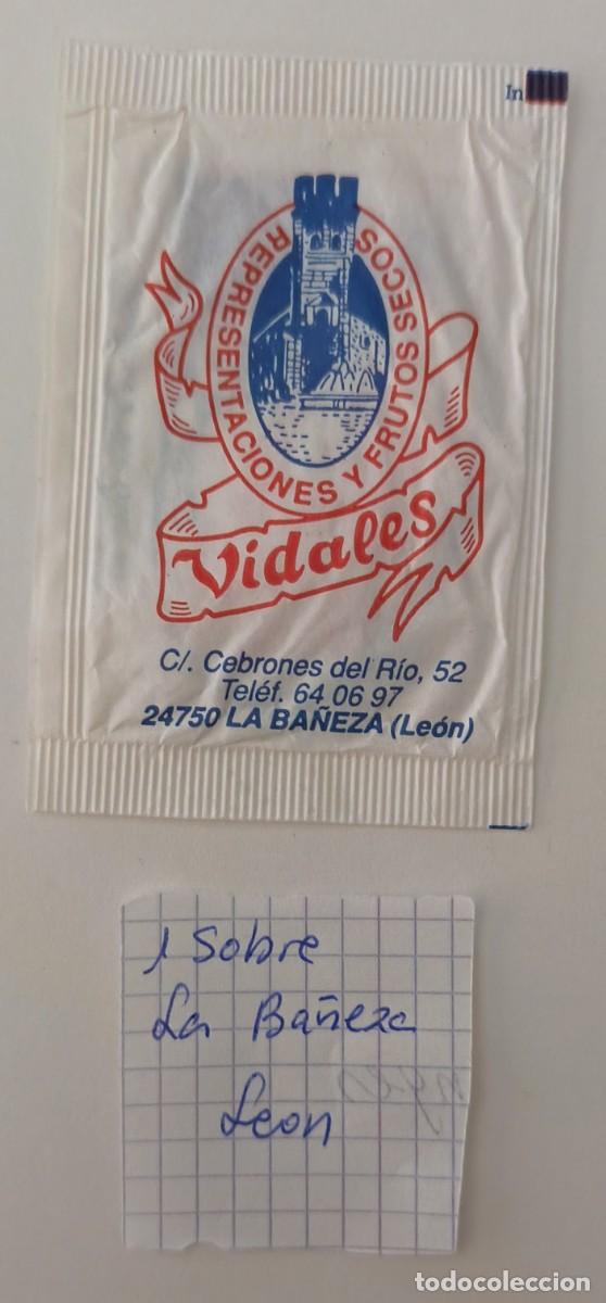 Sobres de az&uacute;car de colecci&oacute;n: Sobres de azucar. Sobre de azucar. Vidales. La Ba&ntilde;eza. Leon.
