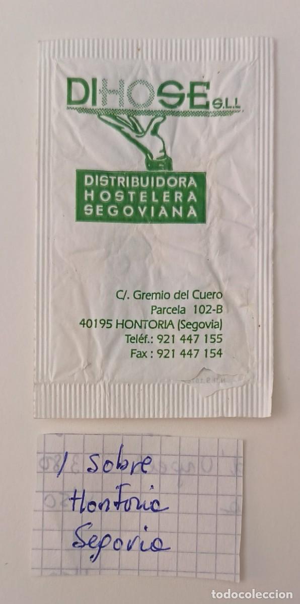 Sobres de az&uacute;car de colecci&oacute;n: Sobres de azucar. Sobre de azucar. Hontoria. Segovia.