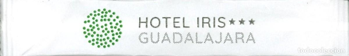 Sobres de az&uacute;car de colecci&oacute;n: SOBRE DE AZUCAR - VACIO - CANUTO - NOMINATIVO - GUADALAJARA - HOTEL IRIS