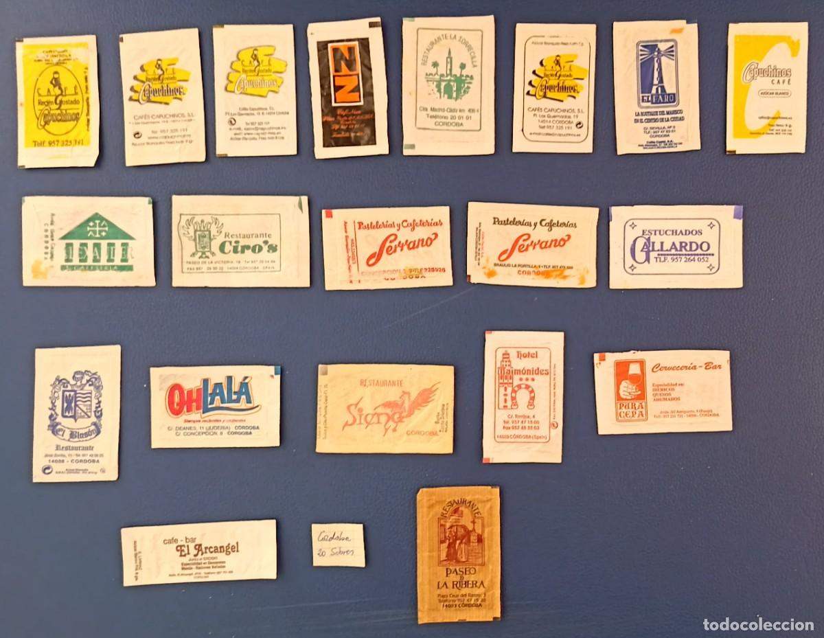 Sobres de az&uacute;car de colecci&oacute;n: Sobres de azucar. 20 Sobres de azucar. Cordoba. Ciudad.