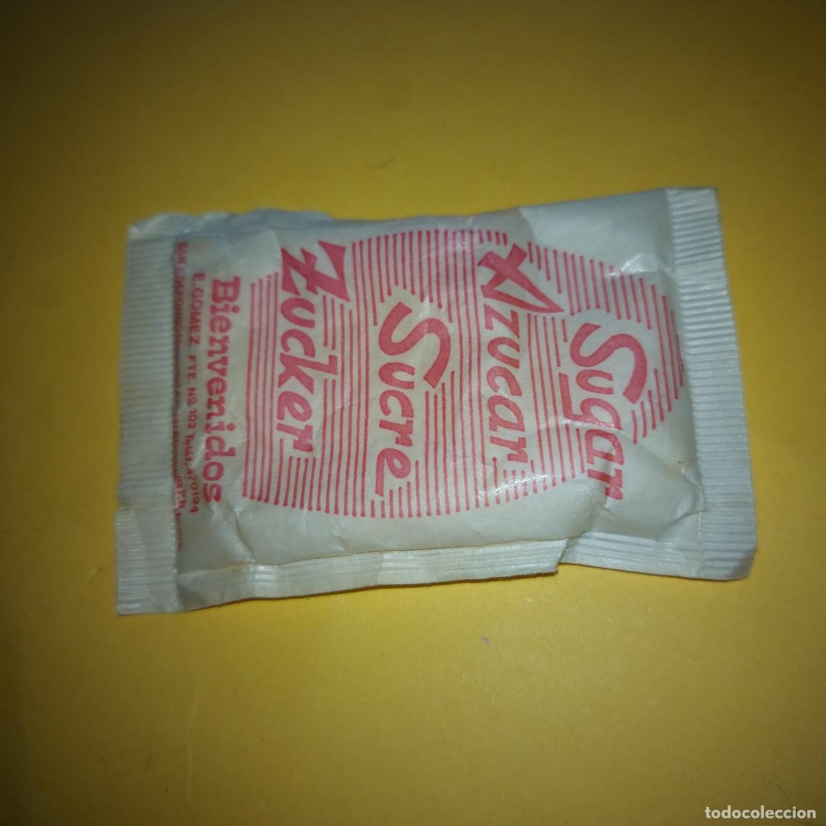 Bustine di zucchero di collezione: Sobre de az&uacute;car de los a&ntilde;os 80.