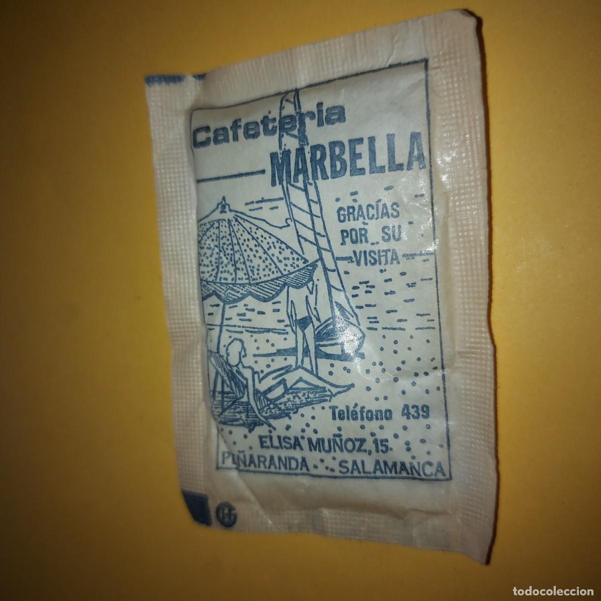 Sobres de az&uacute;car de colecci&oacute;n: SOBRE DE AZUCAR DE LOS A&Ntilde;OS 80