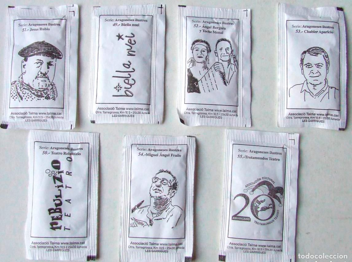 Sobres de az&uacute;car de colecci&oacute;n: SOBRES AZUCAR PERSONAJES ARAGONESES - REPLEGA 2026
