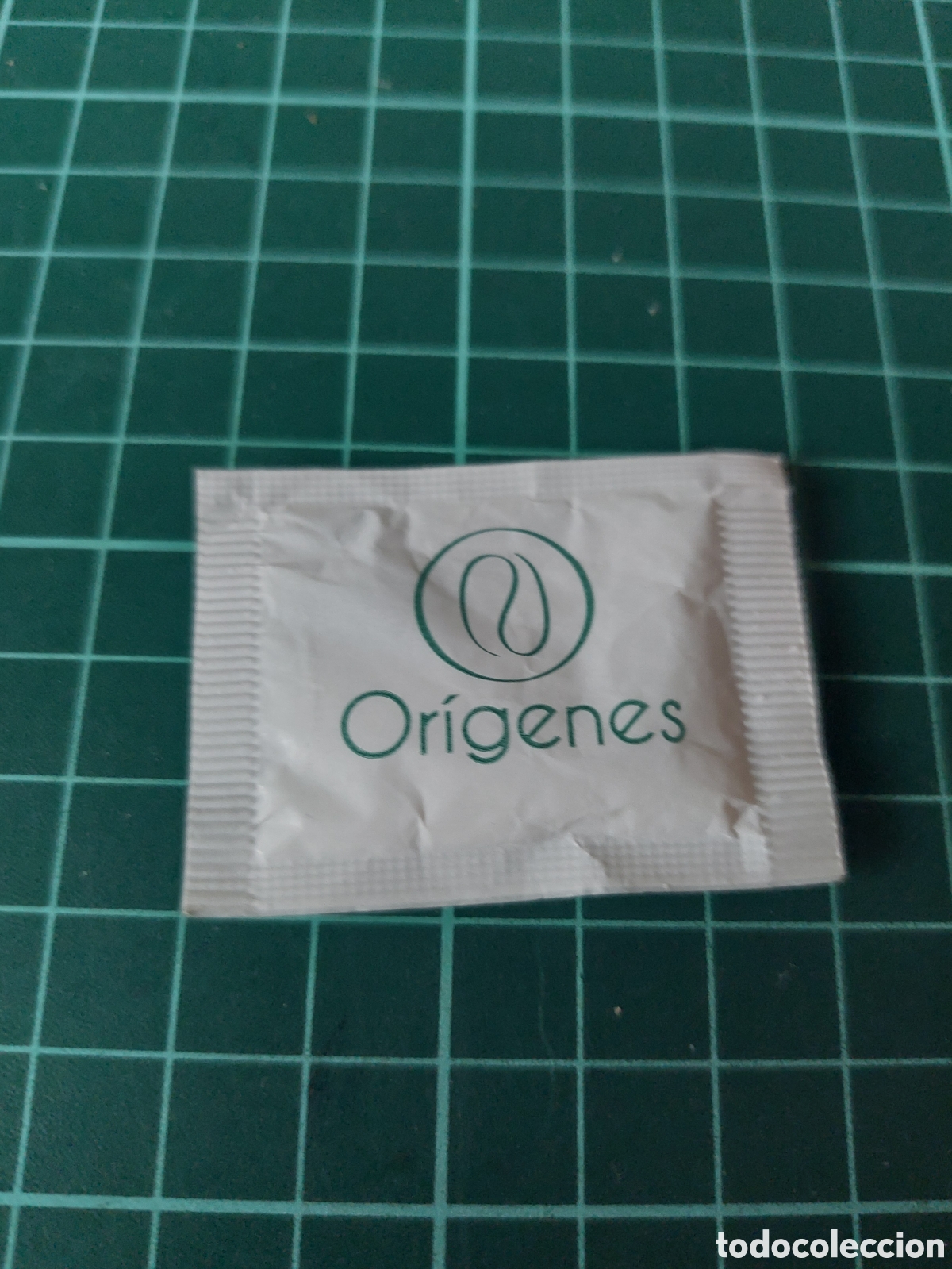 Sobres de az&uacute;car de colecci&oacute;n: ORIGENES SACARINA ENDULZANTE CAF&Eacute;S ETIQUETAS