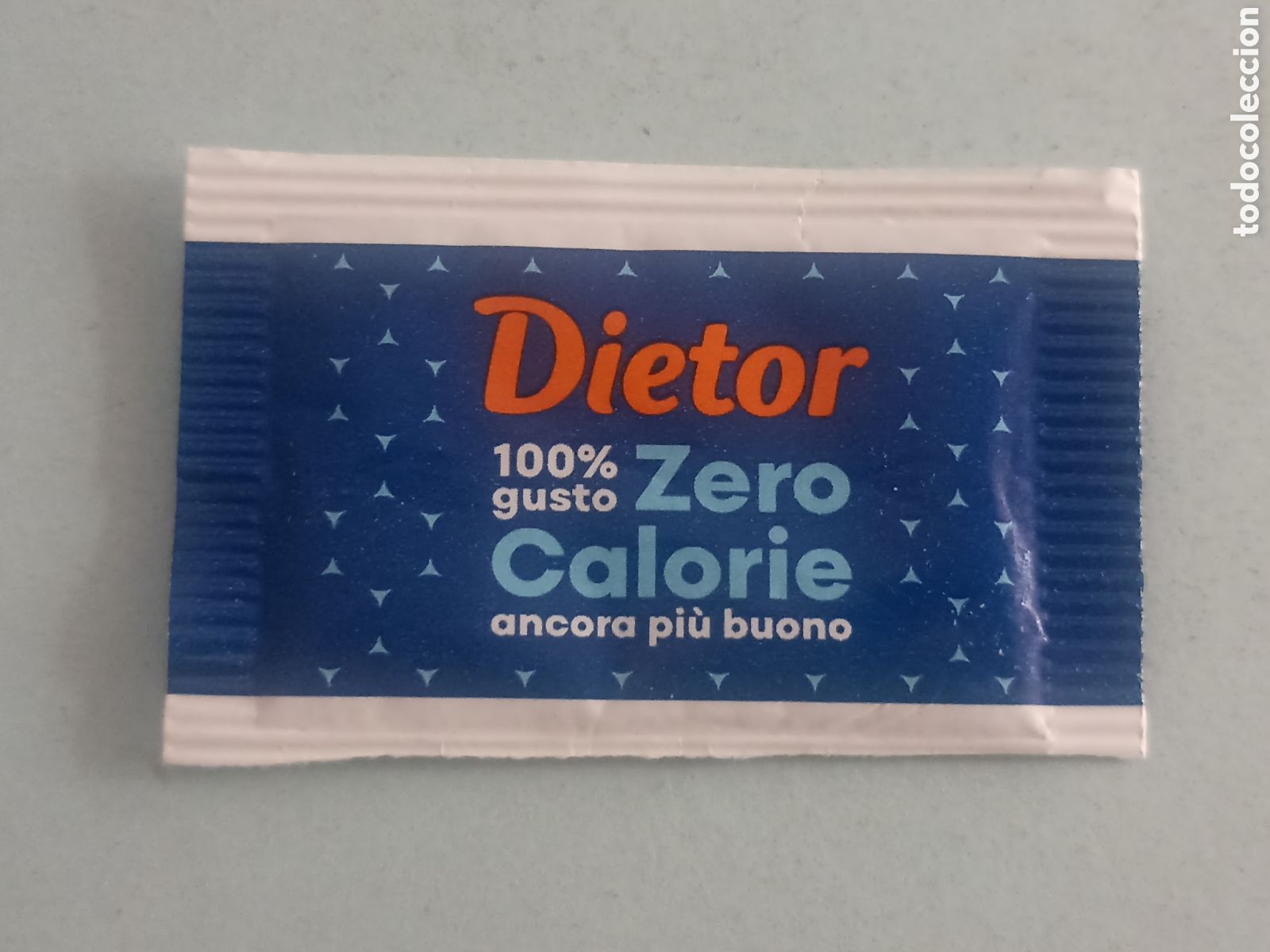 Sobres de az&uacute;car de colecci&oacute;n: 1 sobre edulcorante lleno - Dietor - Pedido m&iacute;nimo 3 &euro;