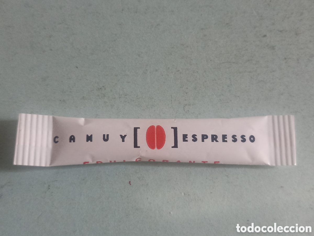 Sobres de az&uacute;car de colecci&oacute;n: 1 sobre edulcorante lleno - Caf&eacute;s Camuy - Pedido m&iacute;nimo 3 &euro;