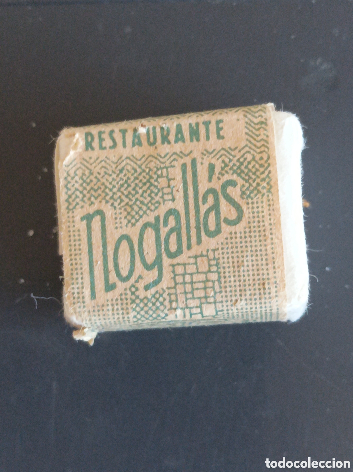 Sobres de az&uacute;car de colecci&oacute;n: TERR&Oacute;N AZ&Uacute;CAR RESTAURANTE Y CONFITER&Iacute;A NOGALLAS - ORDENES - LA CORU&Ntilde;A - A&Ntilde;OS 50 - SIN ABRIR