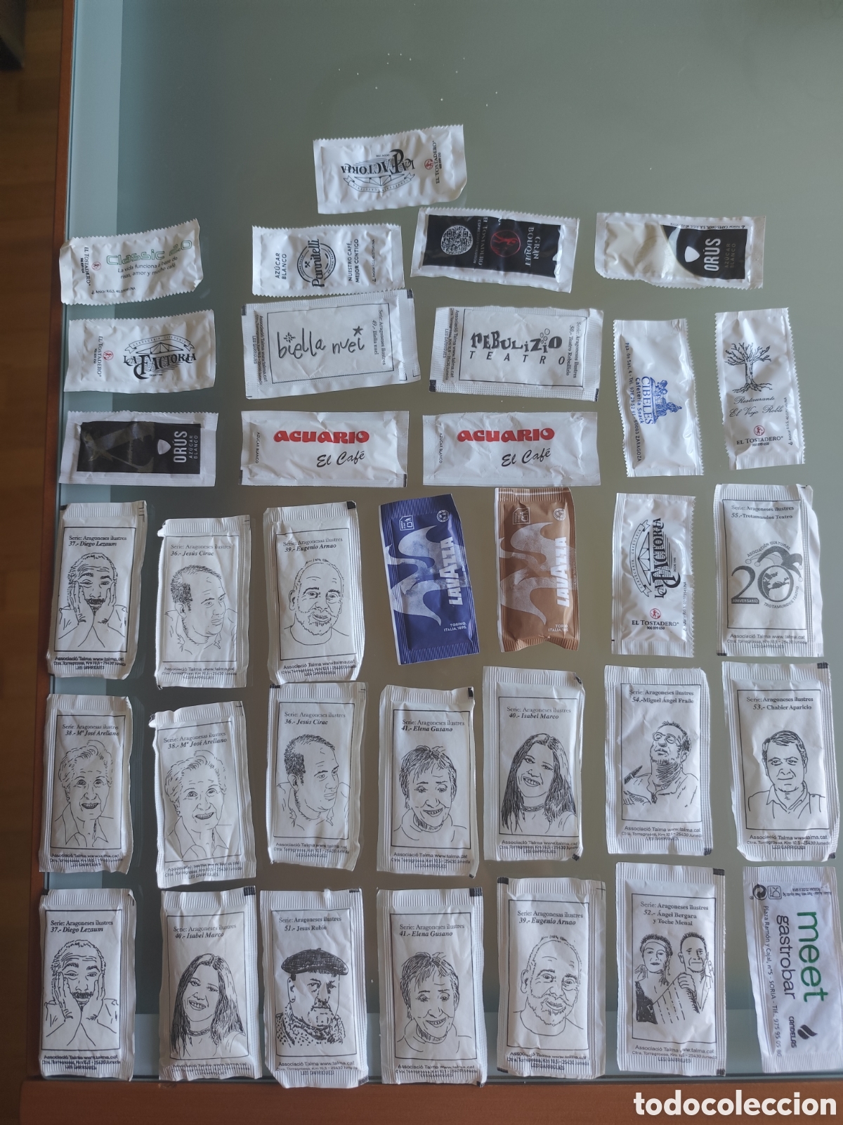 Sobres de az&uacute;car de colecci&oacute;n: 34 azucarillos de Espa&ntilde;a - Foto 2