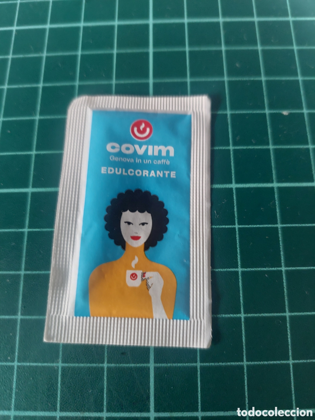 Sobres de az&uacute;car de colecci&oacute;n: Covin edulcorante sacarina lleno