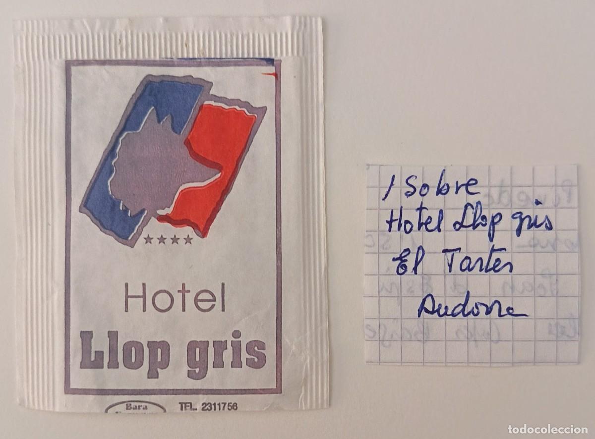 Sobres de az&uacute;car de colecci&oacute;n: Sobres de azucar. Sobre de azucar. Hotel Llop Gris. El Tarter. Andorra.